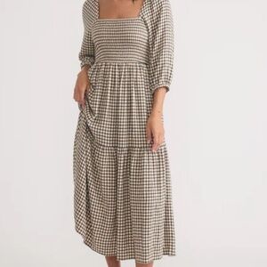 Marine Layer "Ivy Smocked Dress"